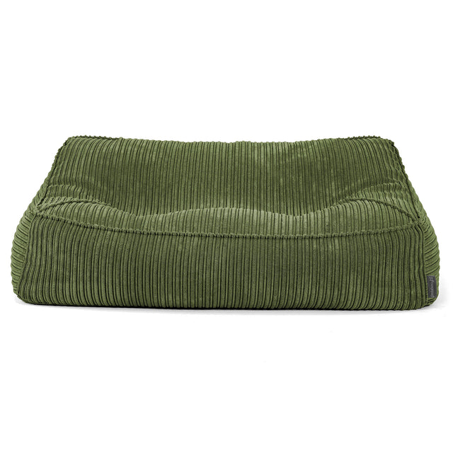 Le Canapé Pouf Doudou - Côtelé Vert Forêt 03