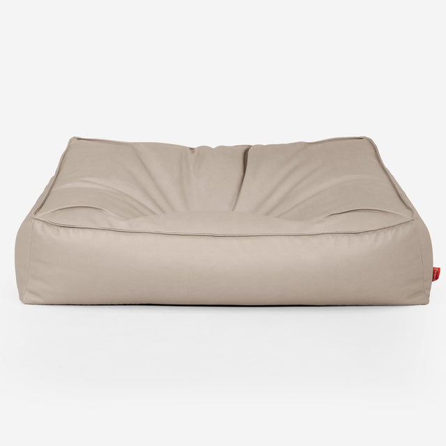 Le Canapé Pouf Doudou - Cuir Végan Ivoire 01