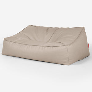 Le Canapé Pouf Doudou - Cuir Végan Ivoire