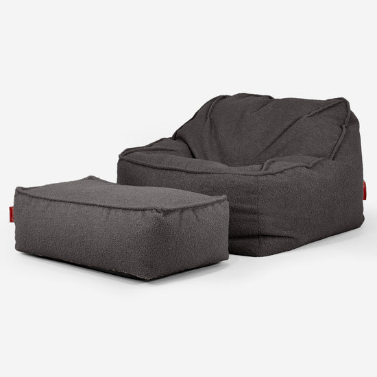 Le Pouf Doudou - Bouclé Anthracite_02