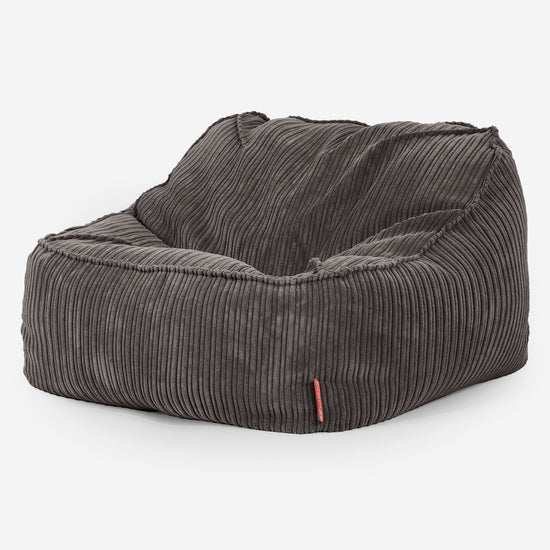 Le Pouf Doudou - Côtelé Anthracite 03