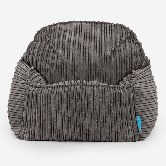 Le Pouf Enfant Doudou 2-6 ans - Côtelé Anthracite 02