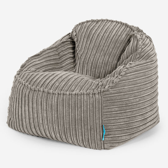 Le Pouf Enfant Doudou 2-6 ans - Côtelé Vison 01