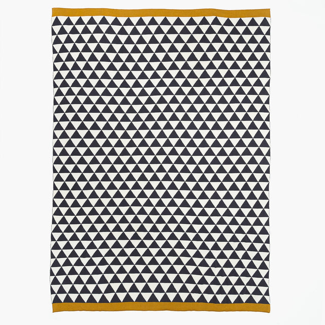Couverture / Plaid - 100% Coton Geo 03
