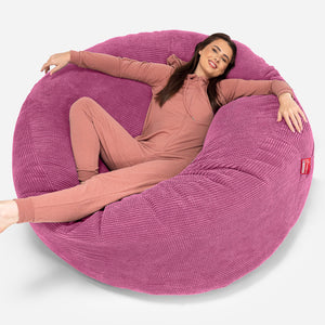 Canapé Pouf Géant Grande Mammouth - Pompon Rose