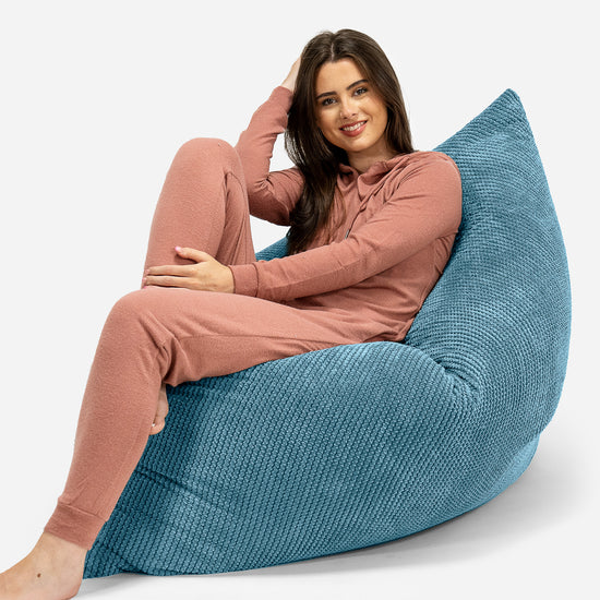 Pouf Géant XXL - Pompon Mer Égée 04