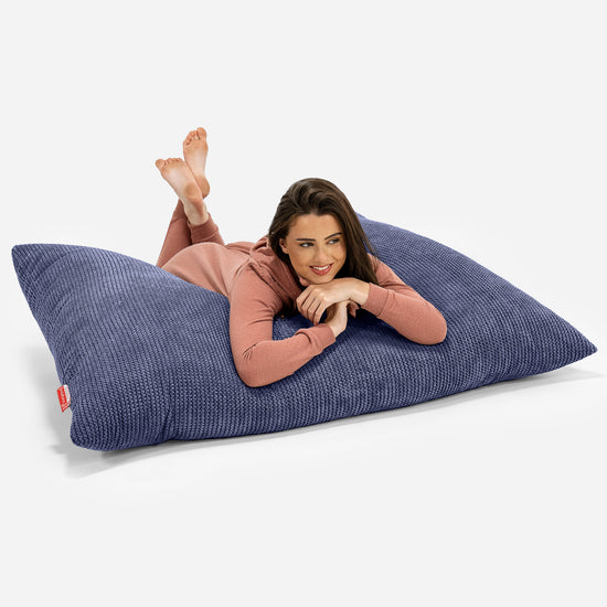 Pouf Géant XXL - Pompon Violet 03