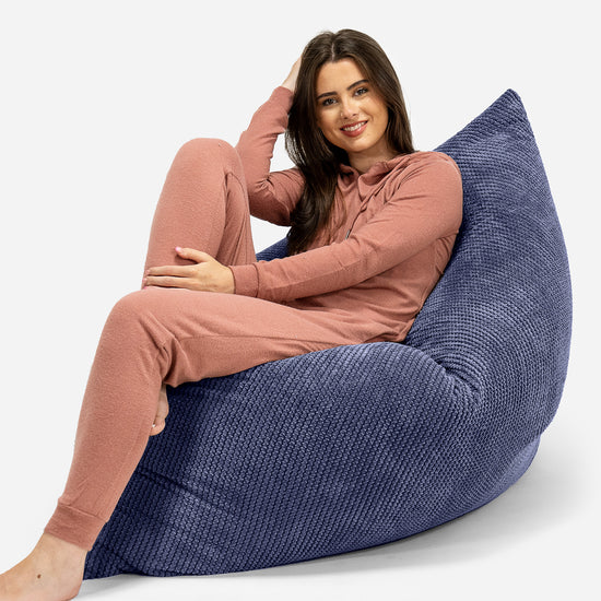 Pouf Géant XXL - Pompon Violet 04