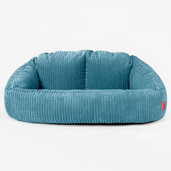 Pouf Canapé Bubble - Côtelé Mer Égée 01