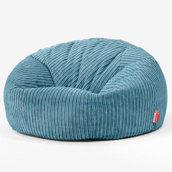 Pouf Canapé Classique - Côtelé Mer Égée 01
