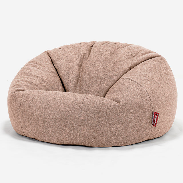 Pouf Canapé Classique - Interalli Laine Sable 01