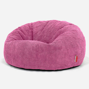 Pouf Canapé Classique - Pompon Rose