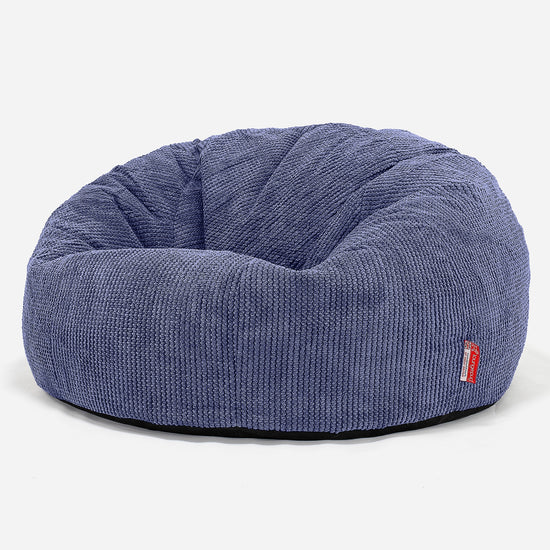 Pouf Canapé Classique - Pompon Violet 01