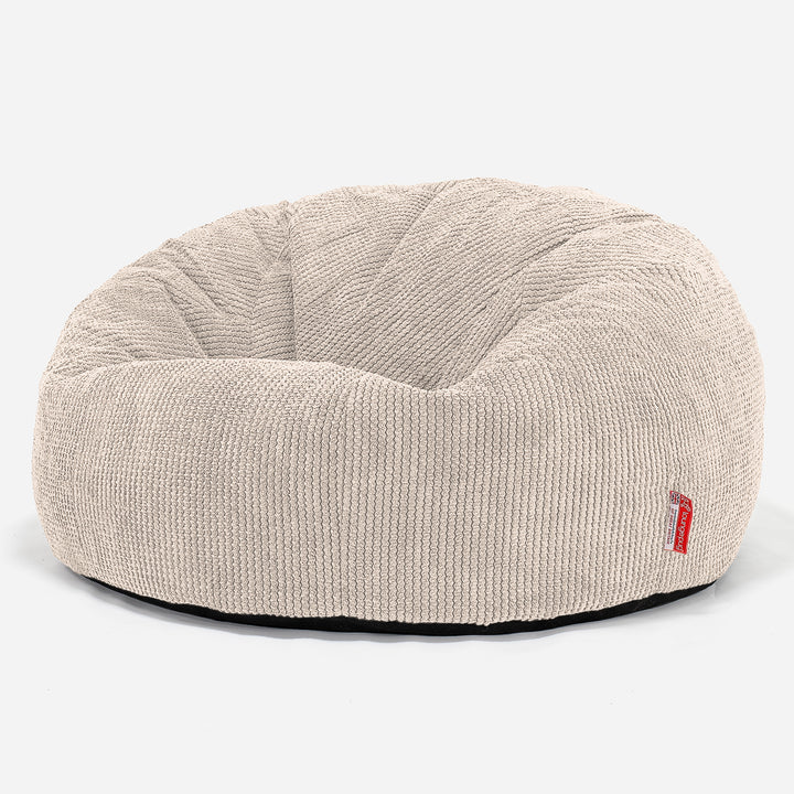 Canapé Pouf pour Enfant 6-14 ans - Pompon Crème 02