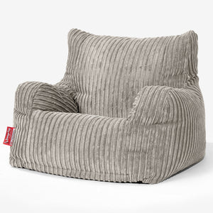 Joséphine Pouf Fauteuil Design - Côtelé Vison
