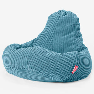 Pouf Gamer Ultra Lux - Côtelé Mer Égée