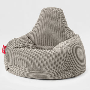 Pouf en Forme de Goutte - Côtelé Vison
