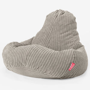 Pouf Gamer Ultra Lux - Côtelé Vison