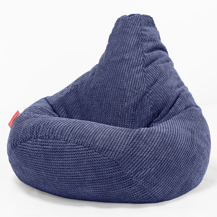 Pouf Poire Gamer - Pompon Violet 02