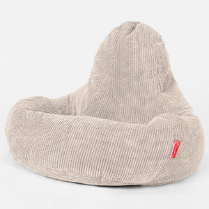 Pouf Gamer Ultra Lux - Pompon Crème