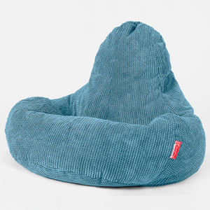 Pouf Gamer Ultra Lux - Pompon Mer Égée