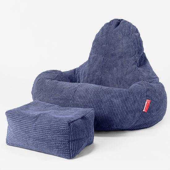Pouf Gamer Ultra Lux - Pompon Violet 02
