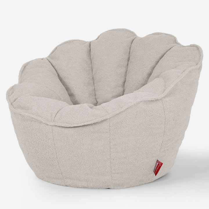 Pouf Fauteuil Natalia Sacco - Bouclé Ivoire_02