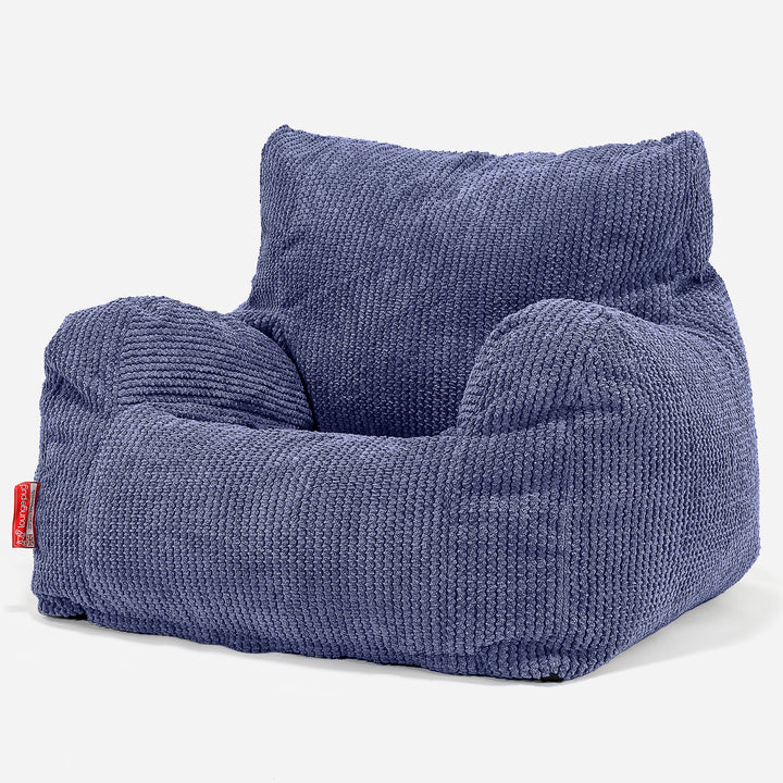 Pouf Fauteuil pour Ados 6-14 ans - Pompon Violet 02