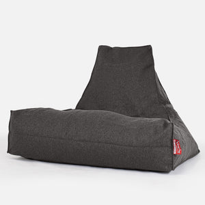 Pouf Fauteuil Relax - Interalli Laine Gris