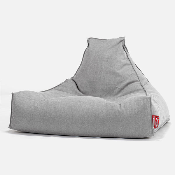 Pouf Fauteuil Relax - Stonewashed Gris 01