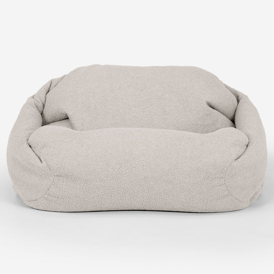 Pouf Fauteuil Sabine - Bouclé Ivoire_01
