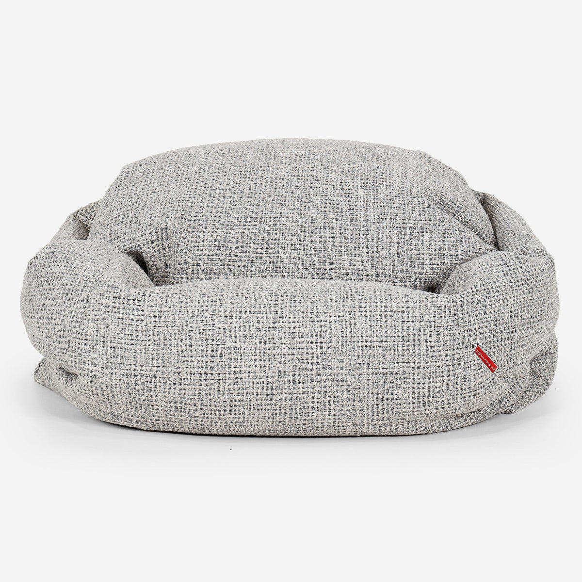 Lounge Pug Pouf Divano Sloucher Bouclé Grigio- Big Bertha Original IT