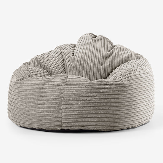 Pouf Géant Câlinou pour Enfants 3-8 ans - Côtelé Vison 02
