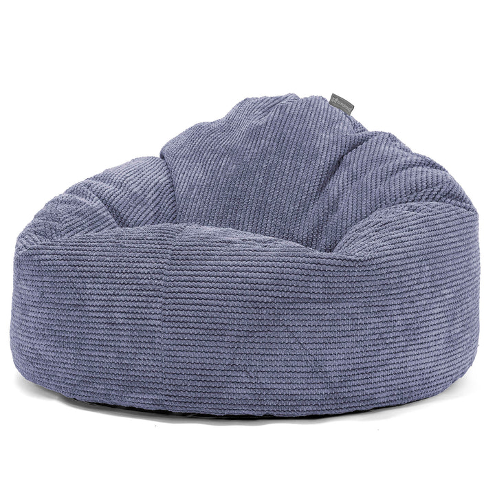 Pouf Géant Câlinou pour Enfants 3-8 ans - Pompon Violet 02