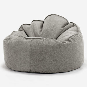 Pouf Poire, Archi - Interalli Laine Argent