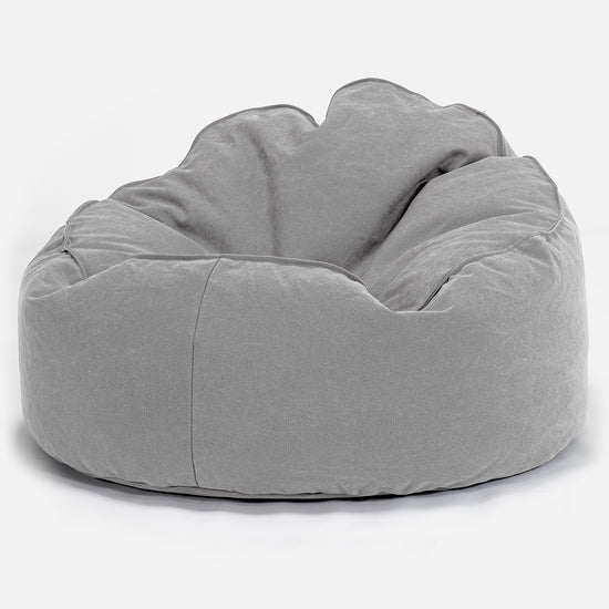Pouf Poire, Archi - Stonewashed Gris 01