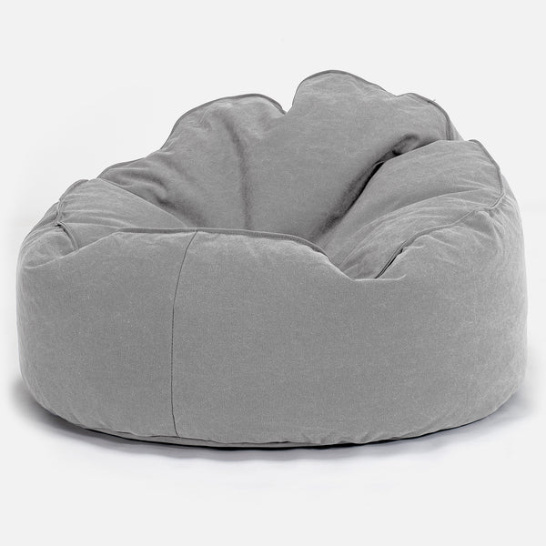 Pouf Poire, Archi - Stonewashed Gris 01