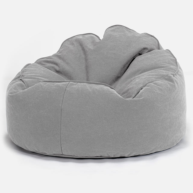 Pouf Poire, Archi - Stonewashed Gris 01