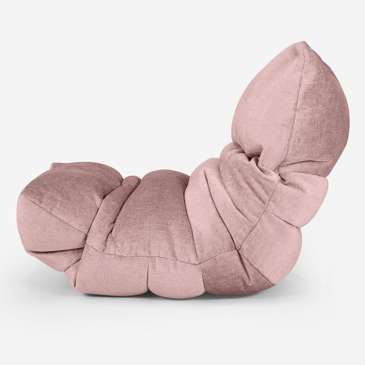 Pouf Relax Eva - Chenille Rose 02