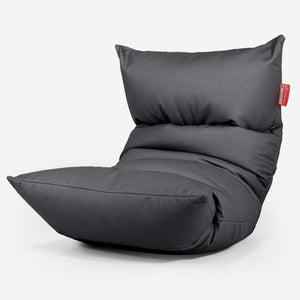 Pouf Relax Eva - Cuir Végan Noir