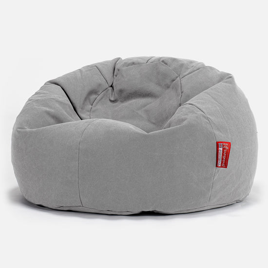 Pouf Poire Classique - Stonewashed Gris 01