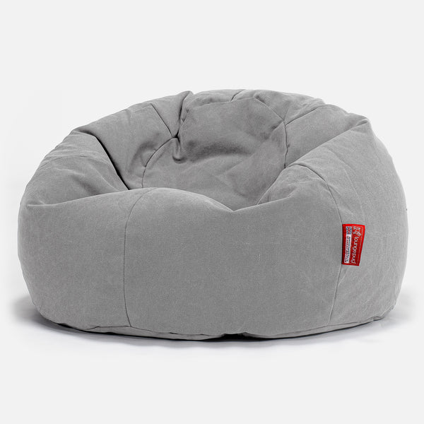 Pouf Poire Classique - Stonewashed Gris 01