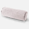 Traversin 20 x 55cm - Fausse Fourrure Lapin Rose Pastel 01