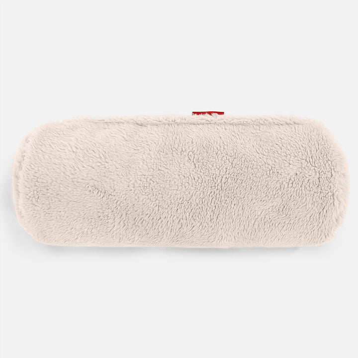 Traversin 20 x 55cm - Fausse Fourrure Nounours Crème 02