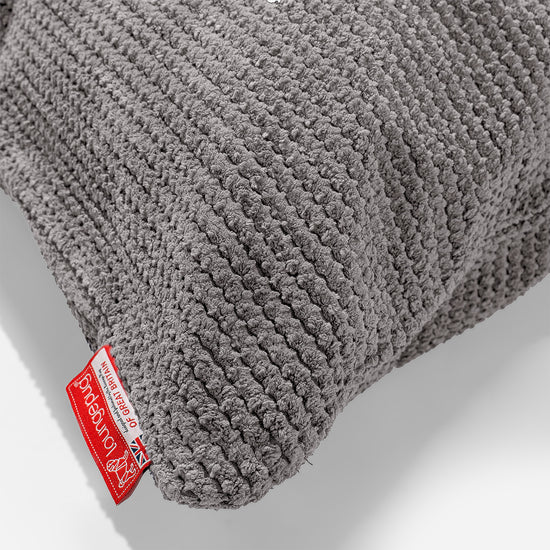 Traversin 20 x 55cm - Pompon Anthracite 03