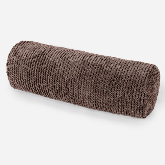 Traversin 20 x 55cm - Pompon Chocolat 01