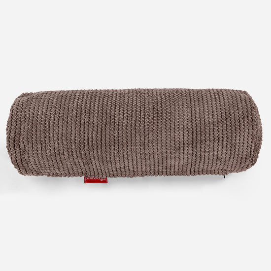 Traversin 20 x 55cm - Pompon Chocolat 02
