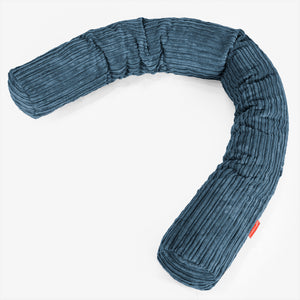 Traversin XXL - Côtelé Bleu Marine