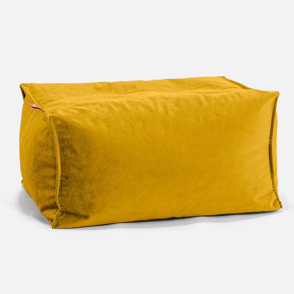 Pouf Repose Pied - Velours Or 01