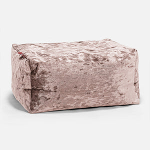 Petit Repose Pied - Vintage Velours Truffe